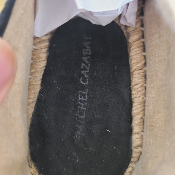 Jean Michel Cazabat EU 37 US 6.5 7 Platform Espadrille Sneakers Coastal Black - Picture 6 of 7